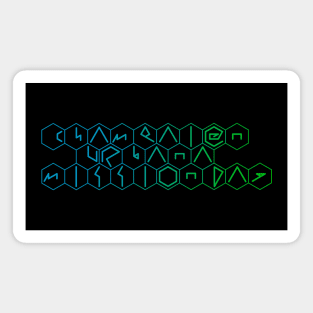 CU Ingress Mission Day Glyph Logo Magnet